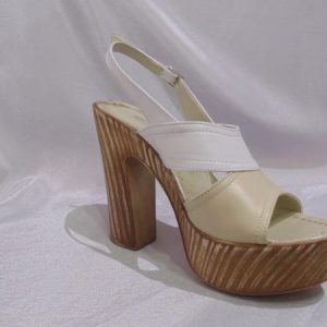 Sandale Dama Casual - Andra Collection - Model 323 Alb-Bej