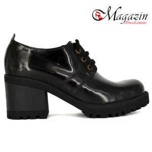 Pantofi dama piele naturala - Caspian - Model 371 Negru