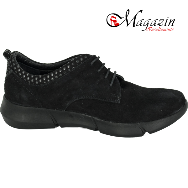 Pantofi Dama Piele Naturala - Prego - Ramini Negru